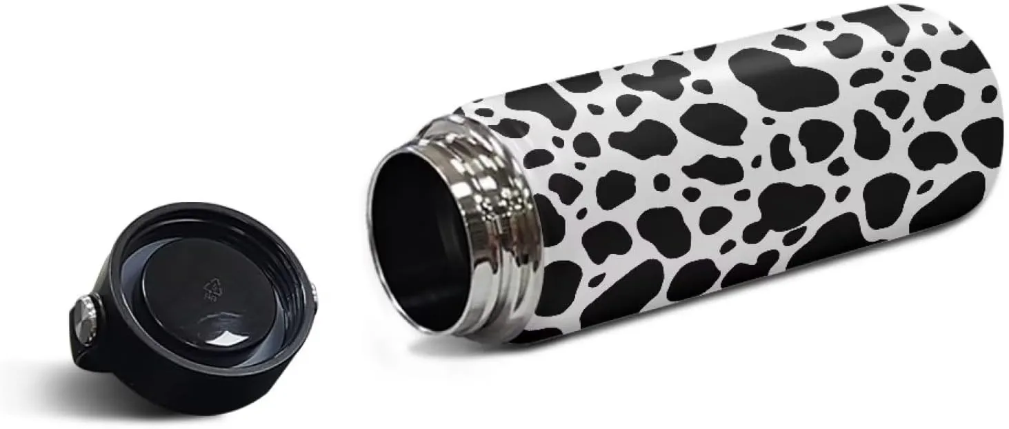 Vacuum Insulated Stainless Steel Water Bottle for Hot and Cold Drinks Stainless Steel Sports Automotive Travel Bottle for Outdoor Sports Cow canopy overhaul derrick Grain 
