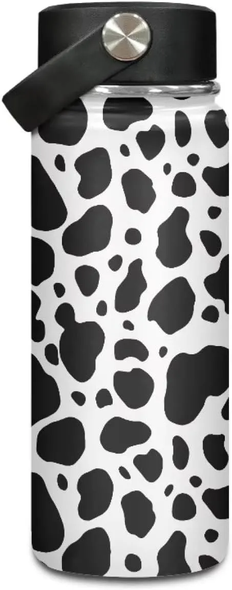Vacuum Insulated Stainless Steel Water Bottle for Hot and Cold Drinks Stainless Steel Sports Automotive Travel Bottle for Outdoor Sports Cow canopy overhaul derrick Grain 
