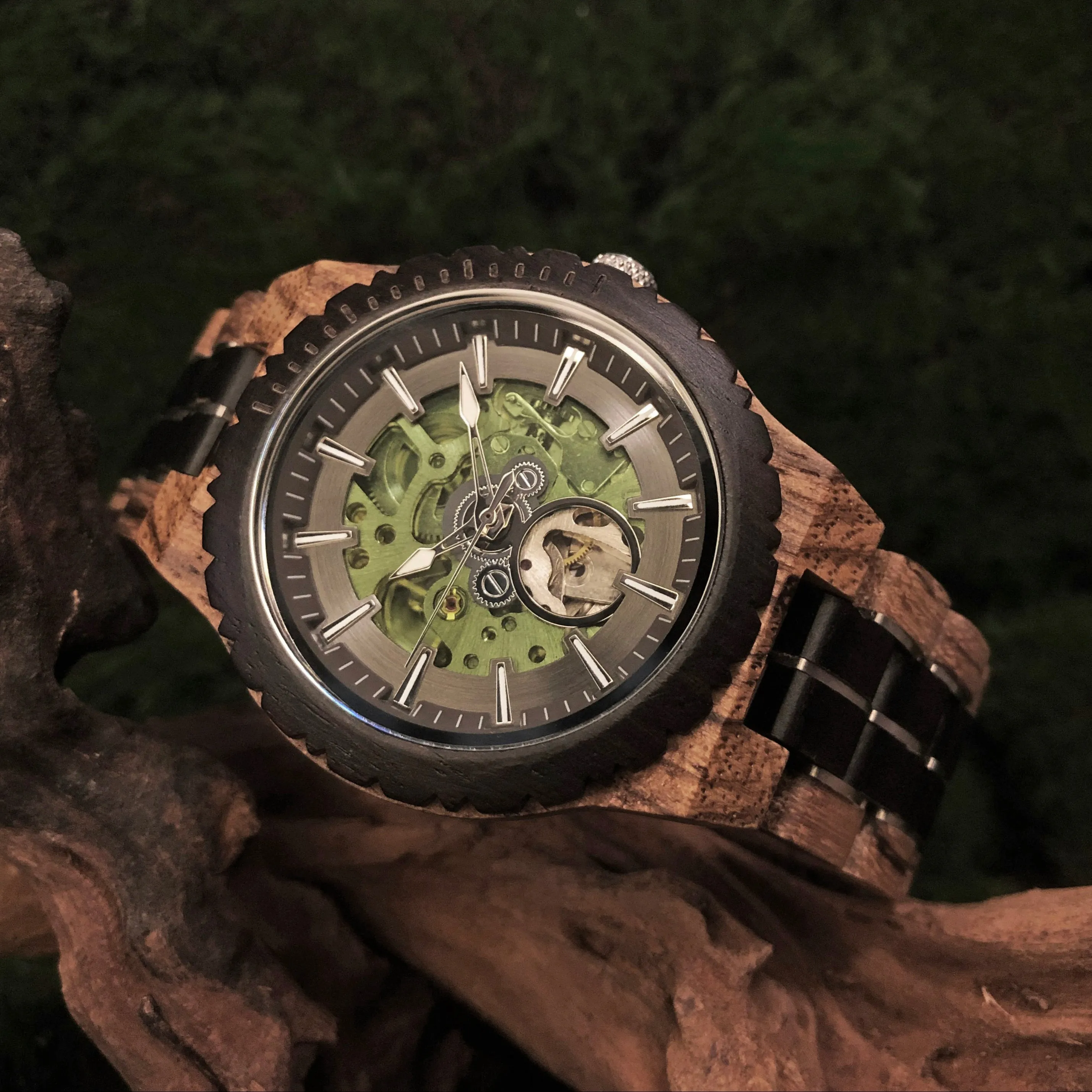 VERDANTIX - Men Wood Watch Automatic Mechanical