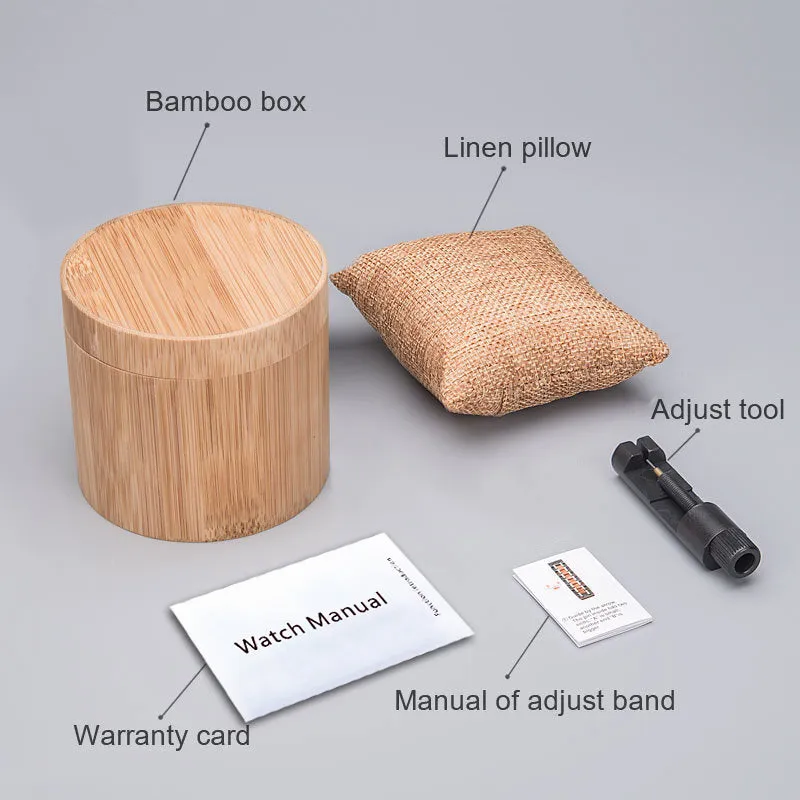 VERDANTIX - Men Wood Watch Automatic Mechanical