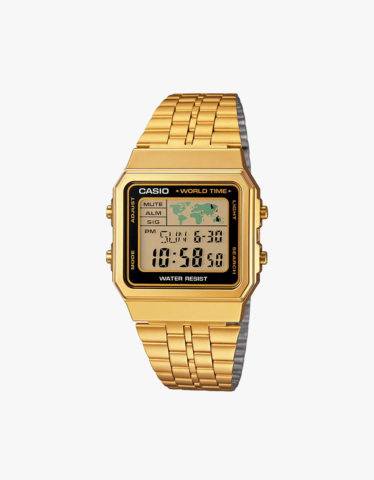 Vintage A500WGA 1D Watch - Gold