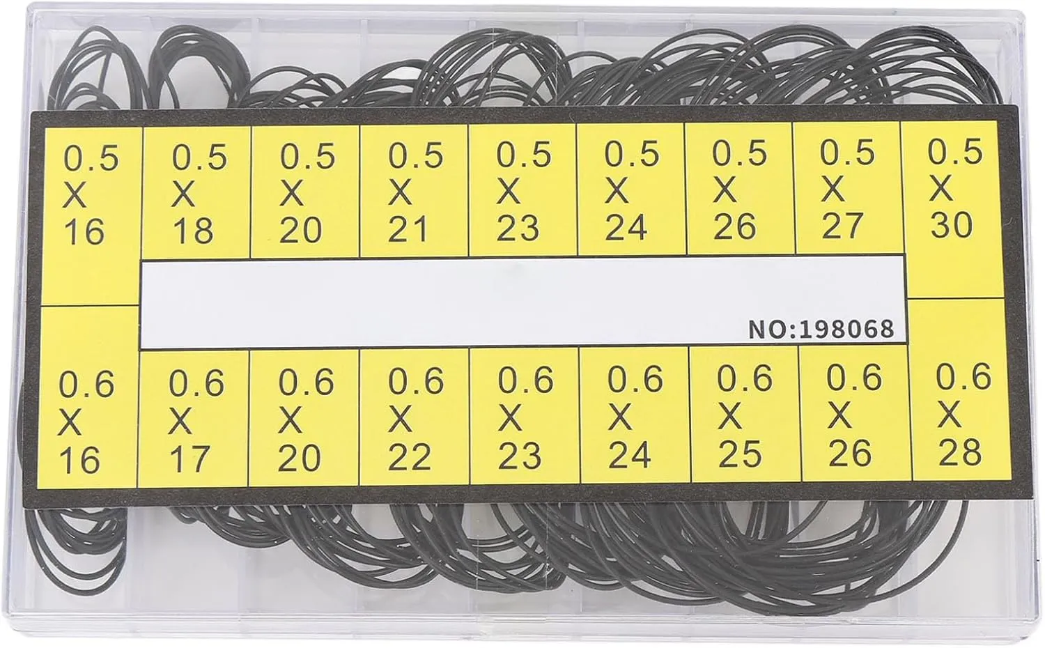 Washers Set Watch Gaskets Kit with Plastic Box Replacement for Watch Repair 180 Pcs O Ring Isle fire diet indigenous Watch Back Gasket, 18 Sizes Rubber Seal 