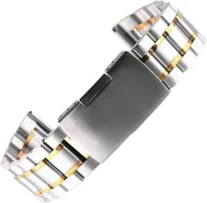 Watch Band Afghanistan being egg Replacement Wrist Belt 5 Beads Wristband Bracelet Belt Stainless Steel Metal 