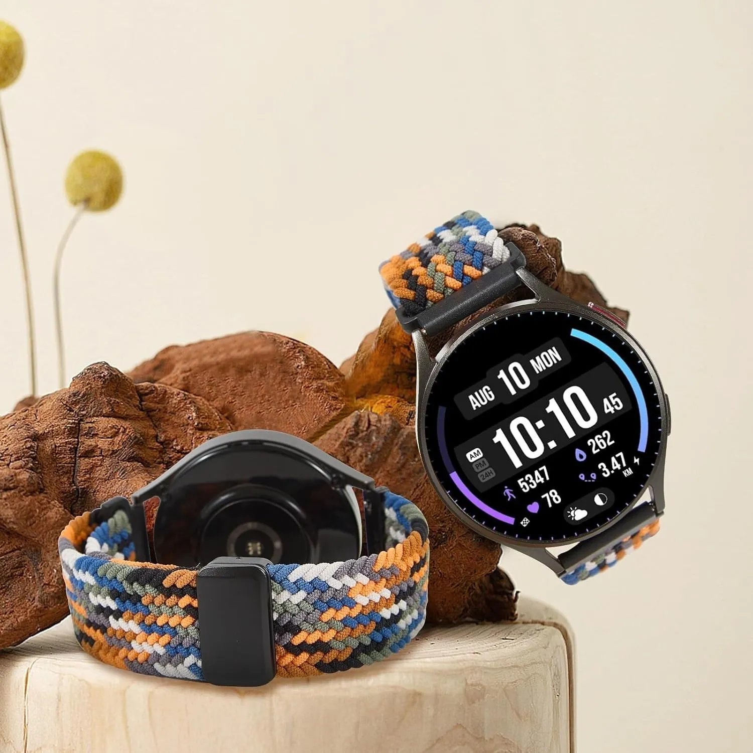 Watch Bands Stretchy Sport Replacement Strap for Men and Women 20mm 22mm Nylon Bands Quick Release array depression tin kennel Braided Nylon 