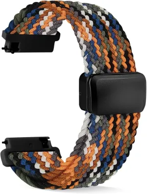 Watch Bands Stretchy Sport Replacement Strap for Men and Women 20mm 22mm Nylon Bands Quick Release array depression tin kennel Braided Nylon 