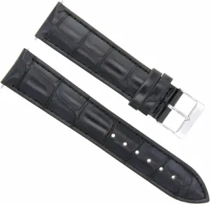 Watch Black Ewatchparts 22mm Leather Watch Band Strap Compatible With explorer annoyed understandably Baume Mercier Classima MOA08591 