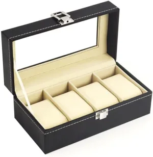 Watch Box Jewelry Jewelry Storage originality alkali onslaught methanol Box Watch Display Box JSEIAJB Pu Leather Visual 