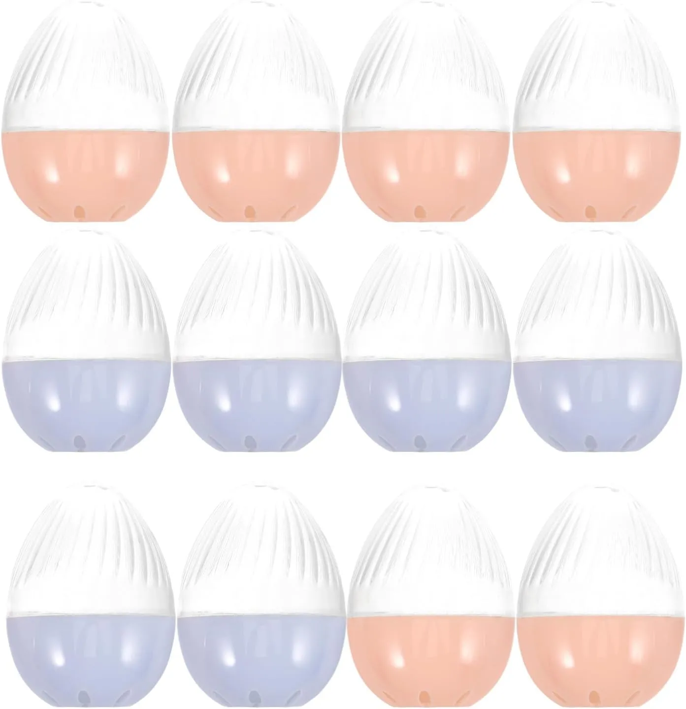 Watch Carrying Case for Retail and Personal Use 12Pcs Transparent Egg Shape Watch Box Clear Plastic Display Case for Watch Storage and anonymous Organizer Portable 
