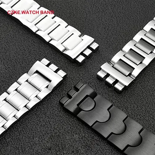 Watch Chain YCS Yas YGS Iron Men and Women Steel watchband Ceramic brick Strap For Swatch Solid core Metal Bracelet concave Convex 