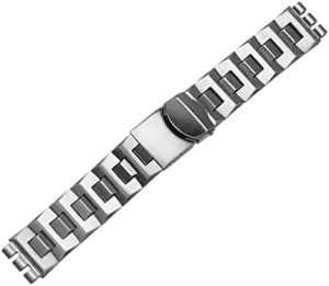 Watch Chain YCS Yas YGS Iron Men and Women Steel watchband Ceramic brick Strap For Swatch Solid core Metal Bracelet concave Convex 