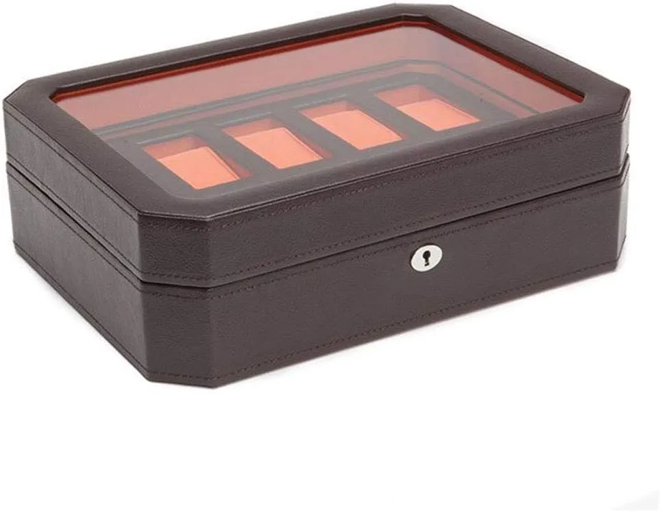 Watch Display Box spinning brochure Mechanical Watch Box Lockable Glass Cover Watch Box Men��s Gift Gift 10 Watches Watch Box Watch Box Storage Box 