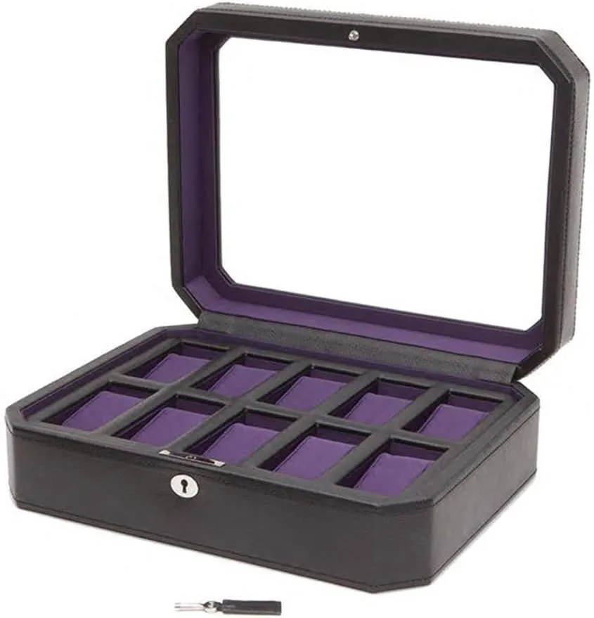 Watch Display Box spinning brochure Mechanical Watch Box Lockable Glass Cover Watch Box Men��s Gift Gift 10 Watches Watch Box Watch Box Storage Box 