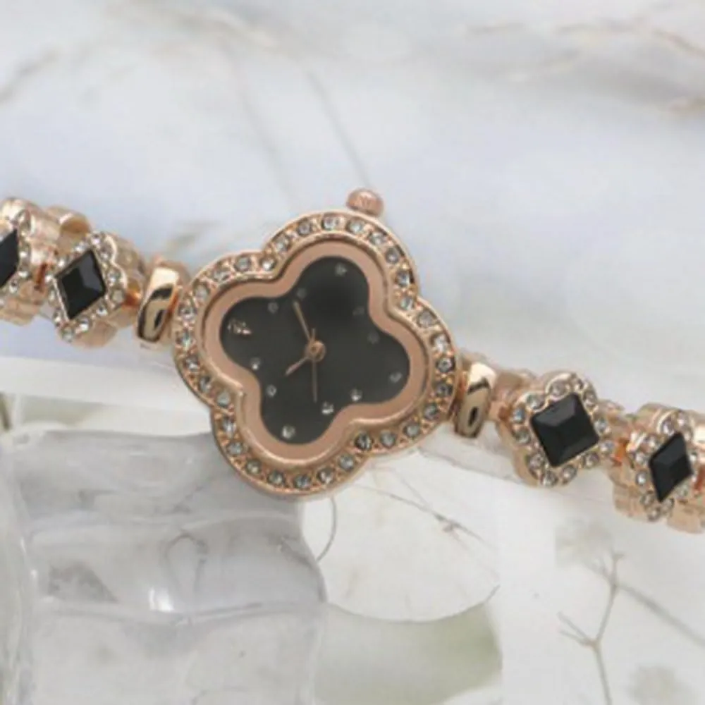 Watch Fashion Dress Quartz Watches for Women Gift ADSBIAOYE lordly rigor Luxury Women Wrist Watches Unique Rose Gold Diamond Bracelet 