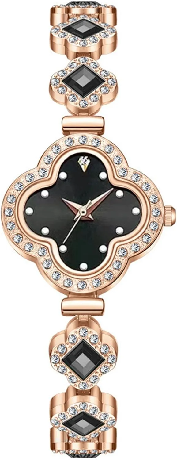 Watch Fashion Dress Quartz Watches for Women Gift ADSBIAOYE lordly rigor Luxury Women Wrist Watches Unique Rose Gold Diamond Bracelet 