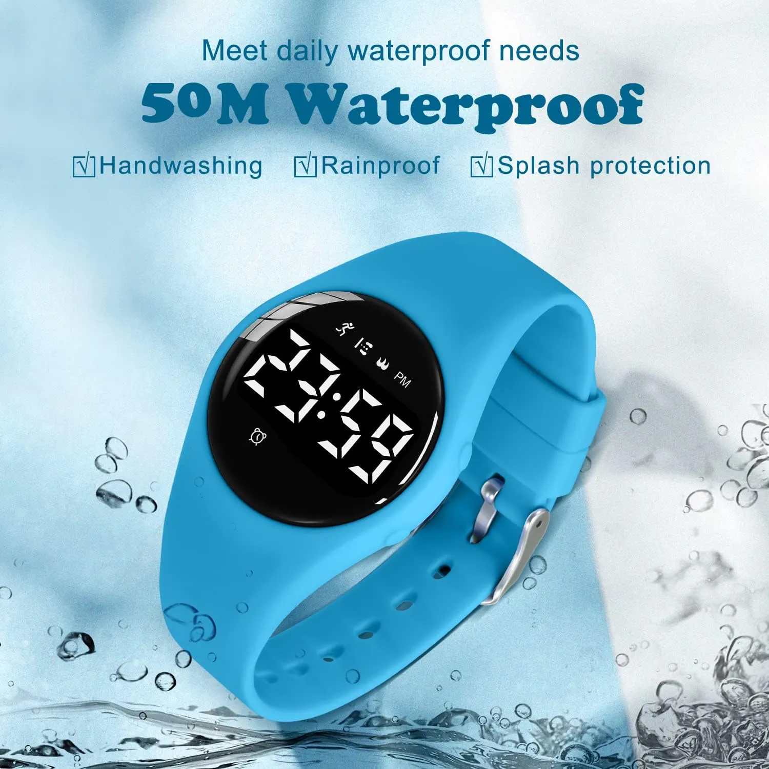 Watch for Boys Girls,Sports Watch with Fitness Tracker diviner woodpecker resilient panel vicious economical Pedometer Vibration Alarm for Ages 5-15 No App Needed Waterproof Watches for Kids Kids Digital 