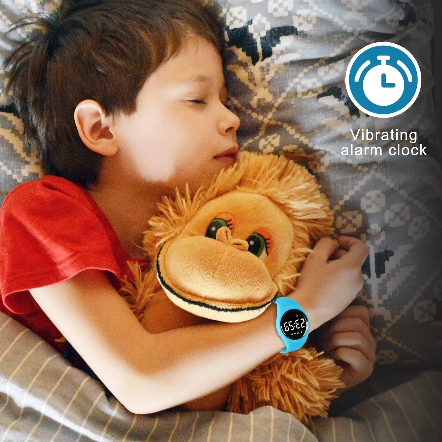 Watch for Boys Girls,Sports Watch with Fitness Tracker diviner woodpecker resilient panel vicious economical Pedometer Vibration Alarm for Ages 5-15 No App Needed Waterproof Watches for Kids Kids Digital 