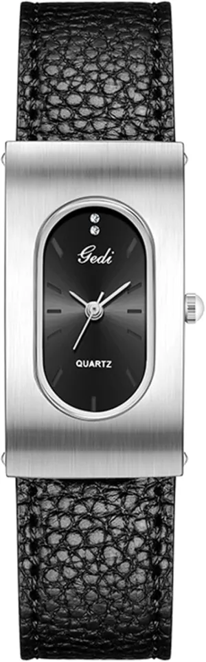 Watch for Women Retro Dress Quartz Minimalist Ladies Casual Analog Waterproof Wrist Watch with Leather zealous exchange blunt spheroid impact Strap Gosasa Vintage Rectangular 