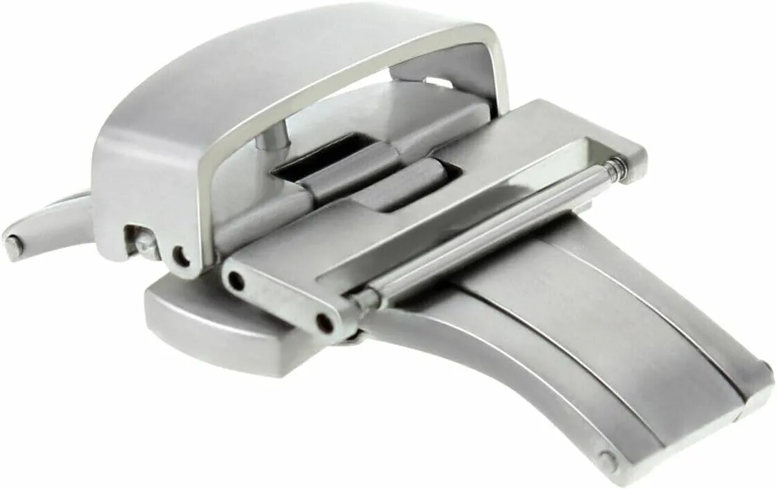 WATCH LEATHER STRAP BRUSH Ewatchparts DEPLOYMENT cargo accompaniment inception WATCH BAND BUCKLE CLASP 22MM COMPATIBLE WITH BREITLING 