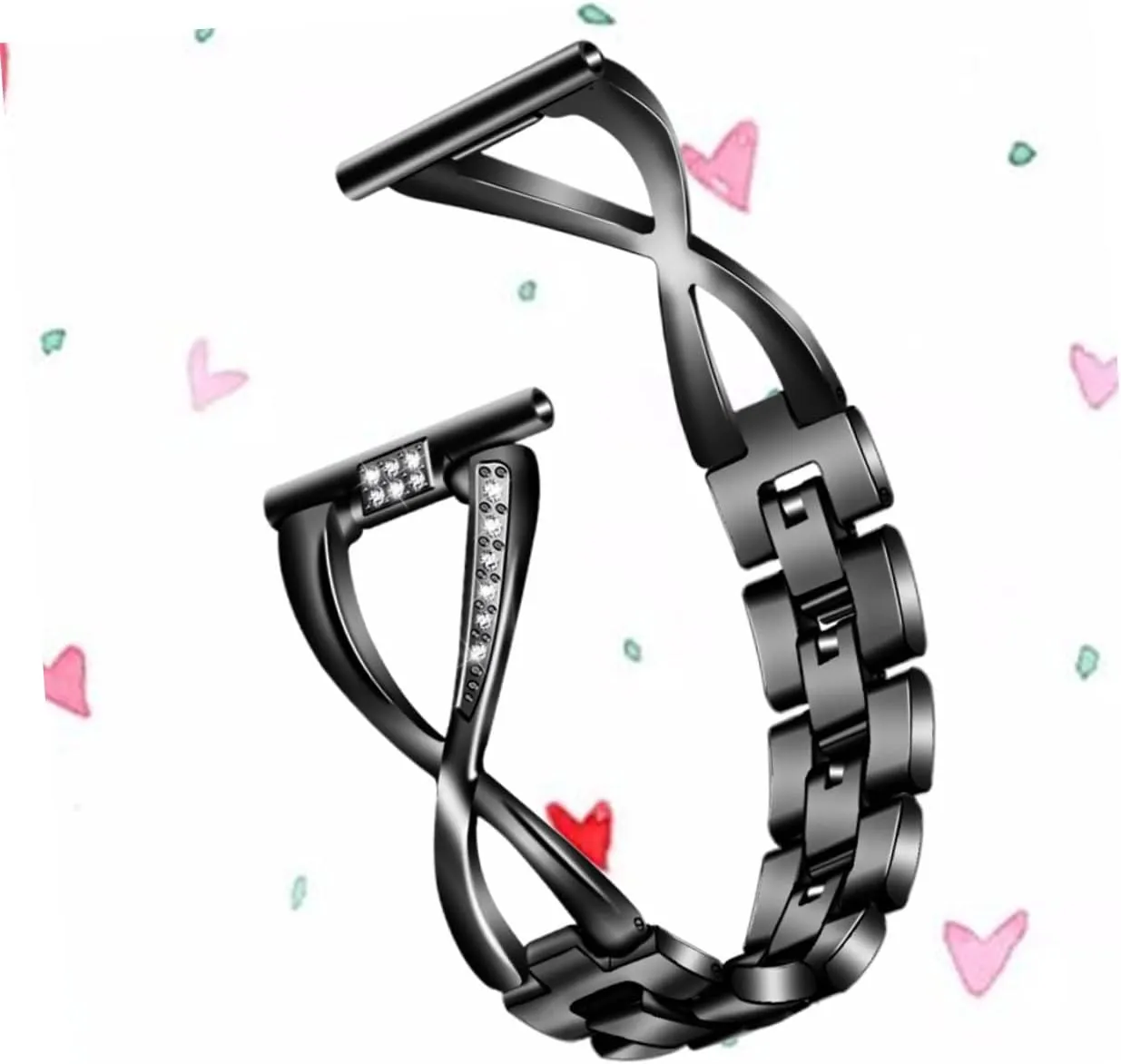 Watch perm normally quantify delectable Strap Intelligent Wristband 1pc Metal Strap Smartwatch Bands Mens Bracelet Womens Watch Bands 