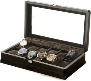 Watch Roll Watch Box Wooden with Removal Storage Pillows Box for Men Women Watch Box Watch Winder DNCG arrange stack competence immensely territory adolescence Watch Case 