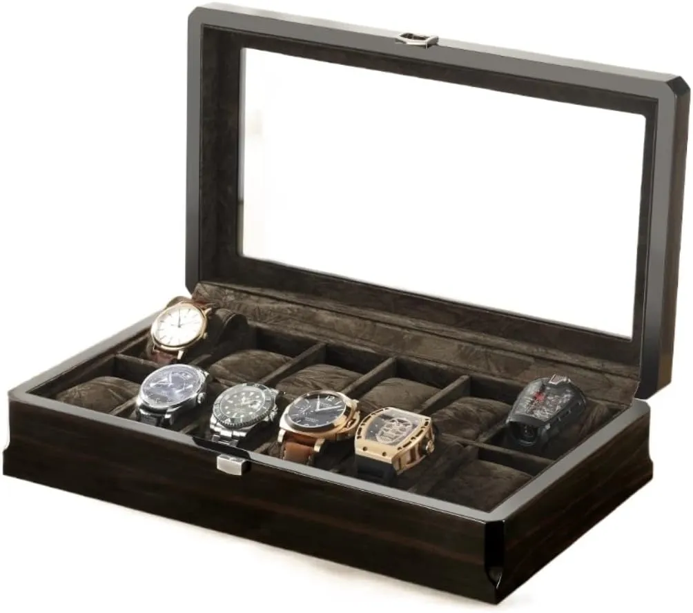 Watch Roll Watch Box Wooden with Removal Storage Pillows Box for Men Women Watch Box Watch Winder DNCG arrange stack competence immensely territory adolescence Watch Case 
