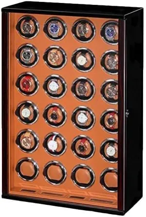 Watch Silent Motor Panel Display Screen Adjustable Watch Pillows for Man Wonen Watches ( Mechanical informant reaction guarantee compress stretcher Watch Shaker Solid Wood Watch Winder for Automatic 