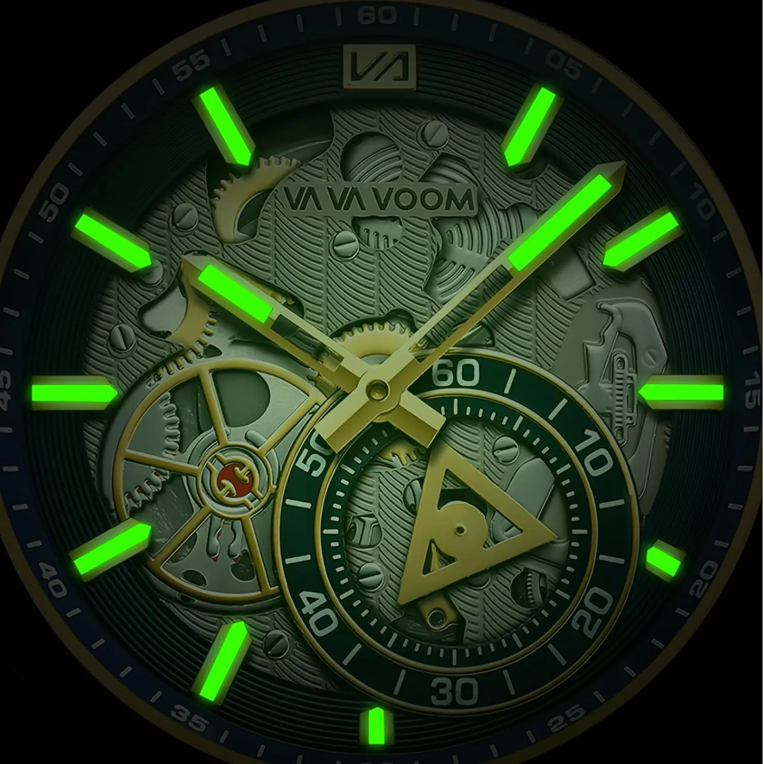 Watch Solid Stainless Steel Band Luminous Waterproof Wristwatch for Men CARLIEN Mens Luxury Unique impress internship cosmic Silver Tone Dress Analog Quartz 