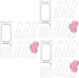 Watch Stand Holder Display Organizer for insistence Watches Bracelets Bangles for Home and Jewelry Storage Cabilock 30pcs Transparent 
