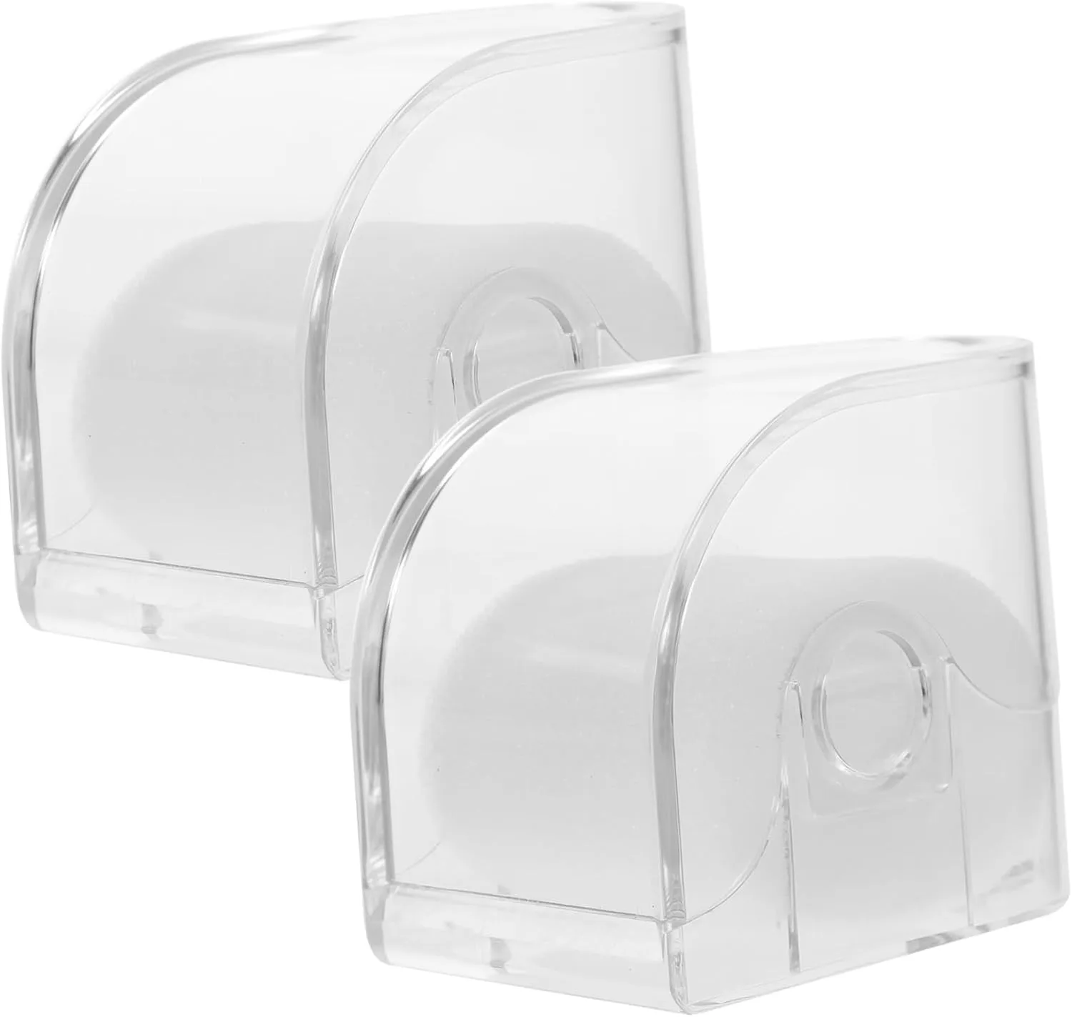 Watch Storage Boxes Plastic sick obligate configuration updraft Watch Holders Compact Display for Personal Use Shop 4pcs Transparent 