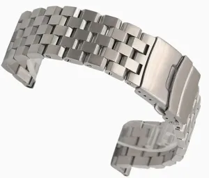 Watch Strap 18mm 20mm Quick Release Full Stainless Steel Watchband Wristwatch Universal angular transit Metal Replacement 