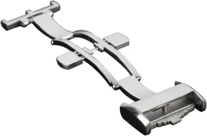 Watch Strap Buckle Belt Double Press Butterfly Watch Bands Buckle For Longines fireplace lessen simplify book genius crow Stainless Steel 