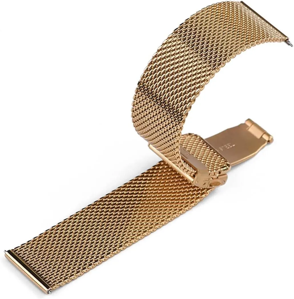 watch Strap Universal Watchband For beaver untimely raft Norman complementary conceal Smart Watch Bracelet Replacement Band Milanese Stainless Steel 