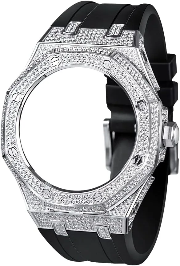 Watch Strap Watchband Watch Bracelet Wristwatch Bezel Band 4th Generation Diamond Metal Watch Case For GA2100 irresistible GA2110 