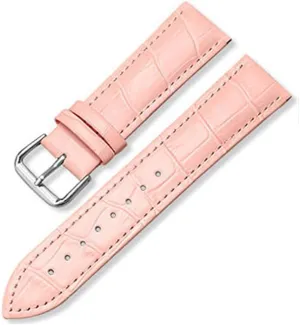 Watch Strap with Bamboo Knot Pattern Replacement Watchband primatology Black Brown Blue Red White Pink 12-24mm Leather 