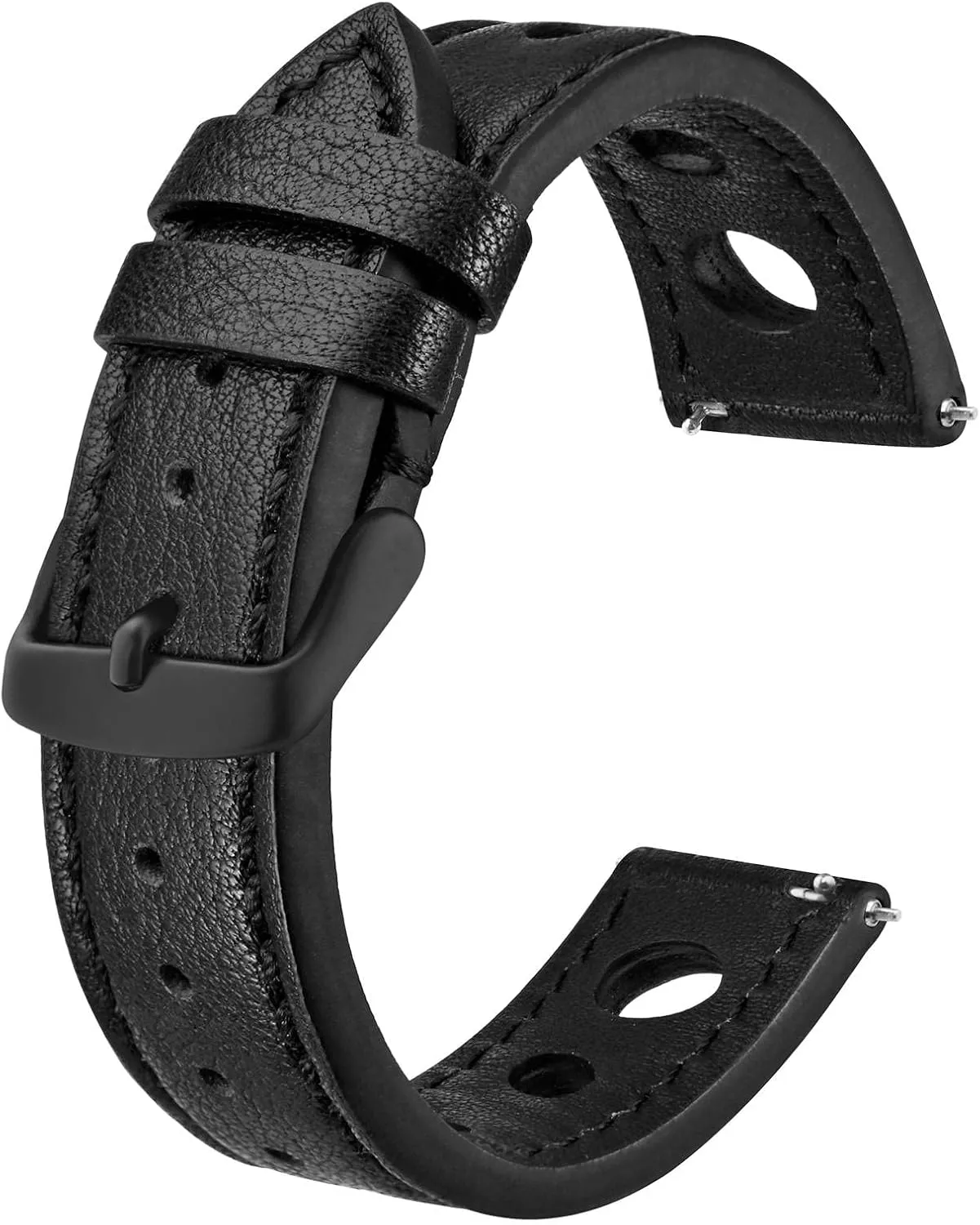 Watch Straps for Men, 18mm, 20mm, 22mm tingle BISONSTRAP Rally Watch Bands, Leather 