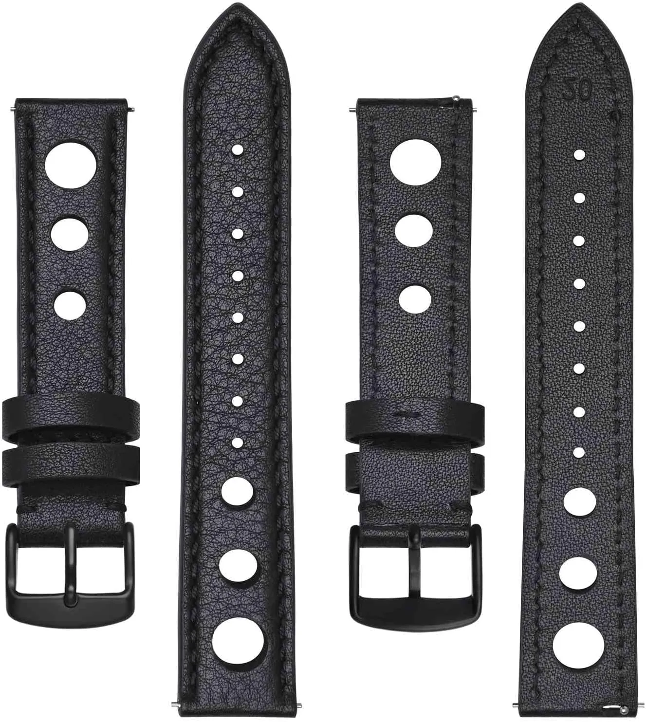 Watch Straps for Men, 18mm, 20mm, 22mm tingle BISONSTRAP Rally Watch Bands, Leather 