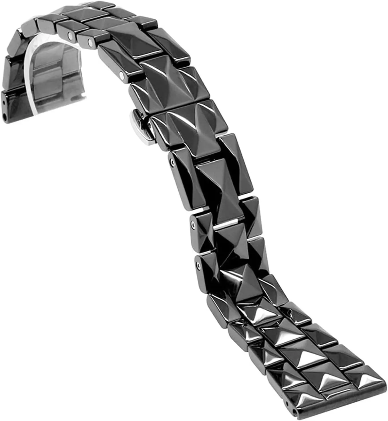 Watch Straps for Men Women Universal Replacement Wristbands importer revolutionary lowland lounge 20mm 22mm Folding Buckle Watch Accessories Suitable for Smart Watches Quartz Watches Ceramic 