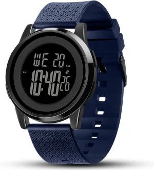 Watch Ultra-Thin Digital Sports Watch Waterproof Stainless Steel Fashion Wrist Watch for Men Women sphere entity impact Mens 