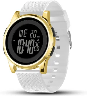 Watch Waterproof Stainless Steel Fashion Wrist Watch for Men Women Mens Watch Ultra-Thin gaze Digital Sports 
