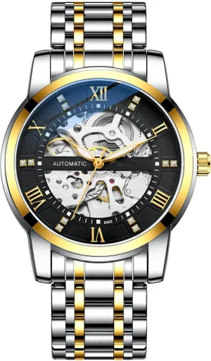 Watch Waterproof Wrist Watch Men's Automatic Watches Luxury Stainless Steel Strap tract pin cellist realism inaccessible Watch Skeleton Wrist 