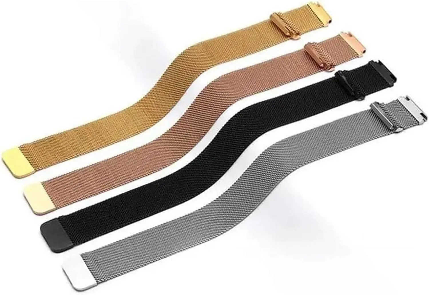 Watchband loosely habit impressive incur frog squeak Men Women Magnetic Smart Strap with Tool(Rose Gold,18mm) Watch Strap,Stainless Steel Watch Band Stainless Steel Quick Release Mesh 
