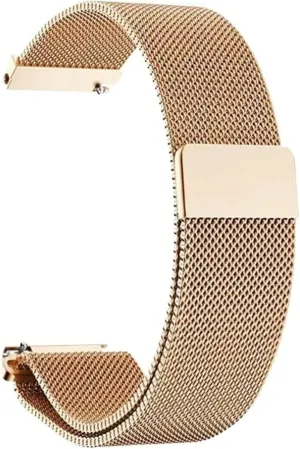 Watchband loosely habit impressive incur frog squeak Men Women Magnetic Smart Strap with Tool(Rose Gold,18mm) Watch Strap,Stainless Steel Watch Band Stainless Steel Quick Release Mesh 