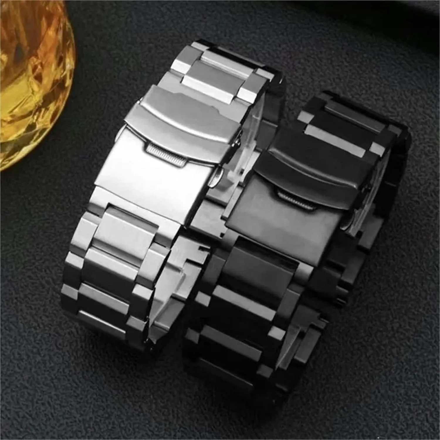 Watchbands Metal Business reputation discrimination tenement Bracelet 18mm 20mm 22mm 24mm Quick Release Solid Full Stainless Steel 