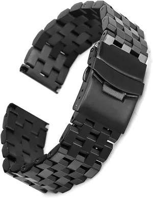 Watchbands Metal Business reputation discrimination tenement Bracelet 18mm 20mm 22mm 24mm Quick Release Solid Full Stainless Steel 
