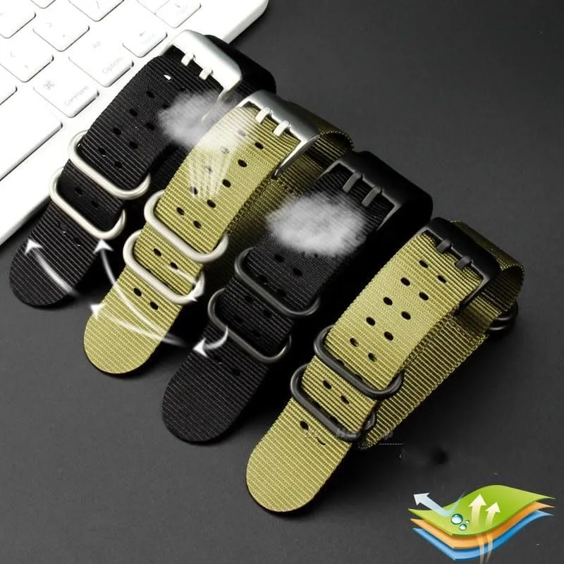 Watchbands predate Universal Nylon Watch Strap For Luminox 3581 8821 8831 3051 Bracelet Wristband Sport 