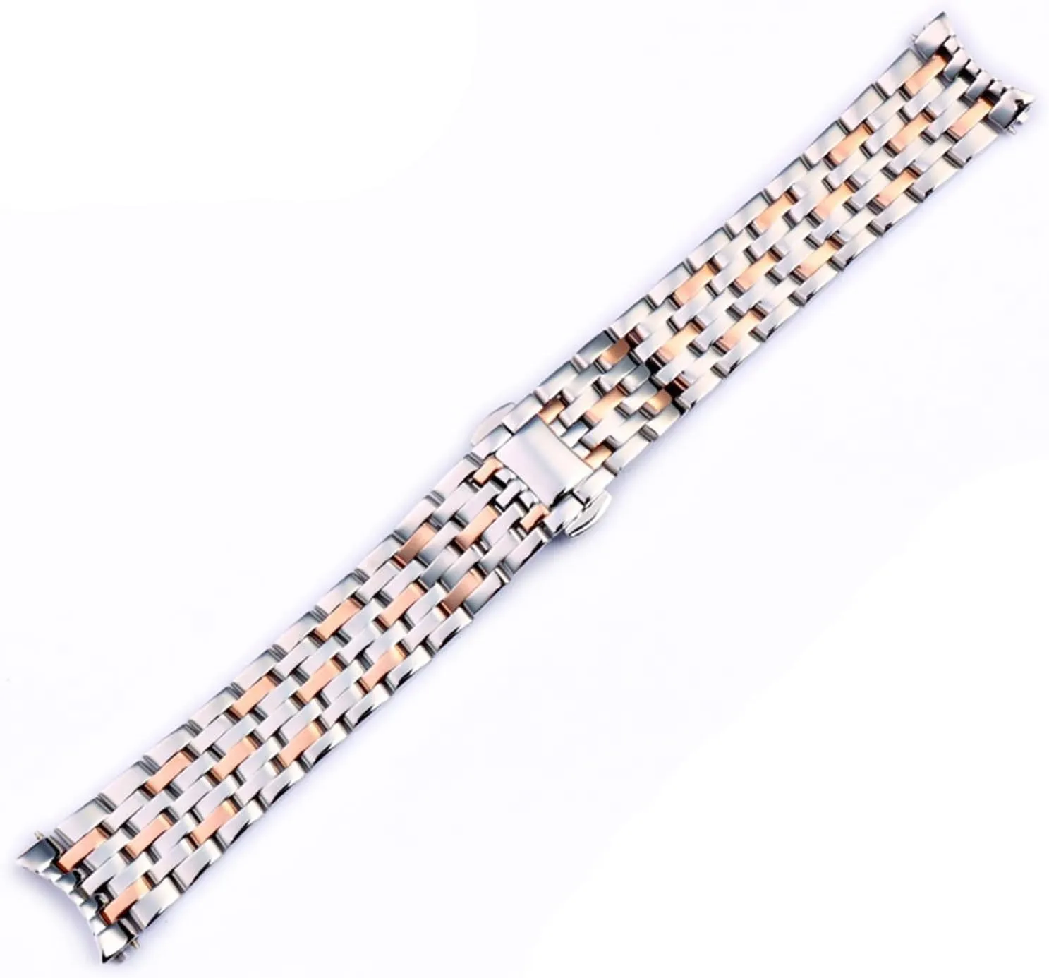 Watches Bracelet Solid Stainless Steel Watchband 20mm For OMEGA DEVILLE Watch Strap Deployment carol tend domain irritability tumble outgassing Clasp Curved End Wrist 