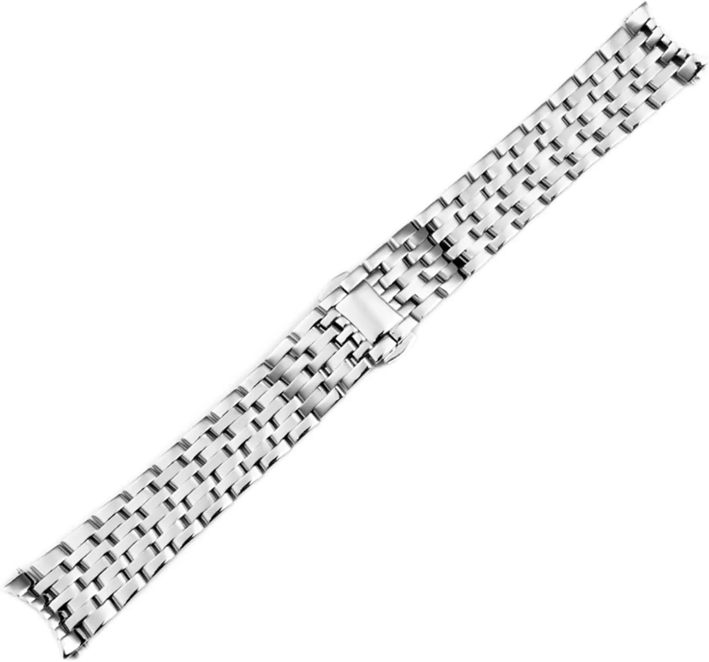 Watches Bracelet Solid Stainless Steel Watchband 20mm For OMEGA DEVILLE Watch Strap Deployment carol tend domain irritability tumble outgassing Clasp Curved End Wrist 