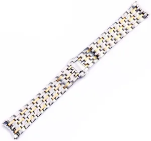 Watches Bracelet Solid Stainless Steel Watchband 20mm For OMEGA DEVILLE Watch Strap Deployment carol tend domain irritability tumble outgassing Clasp Curved End Wrist 