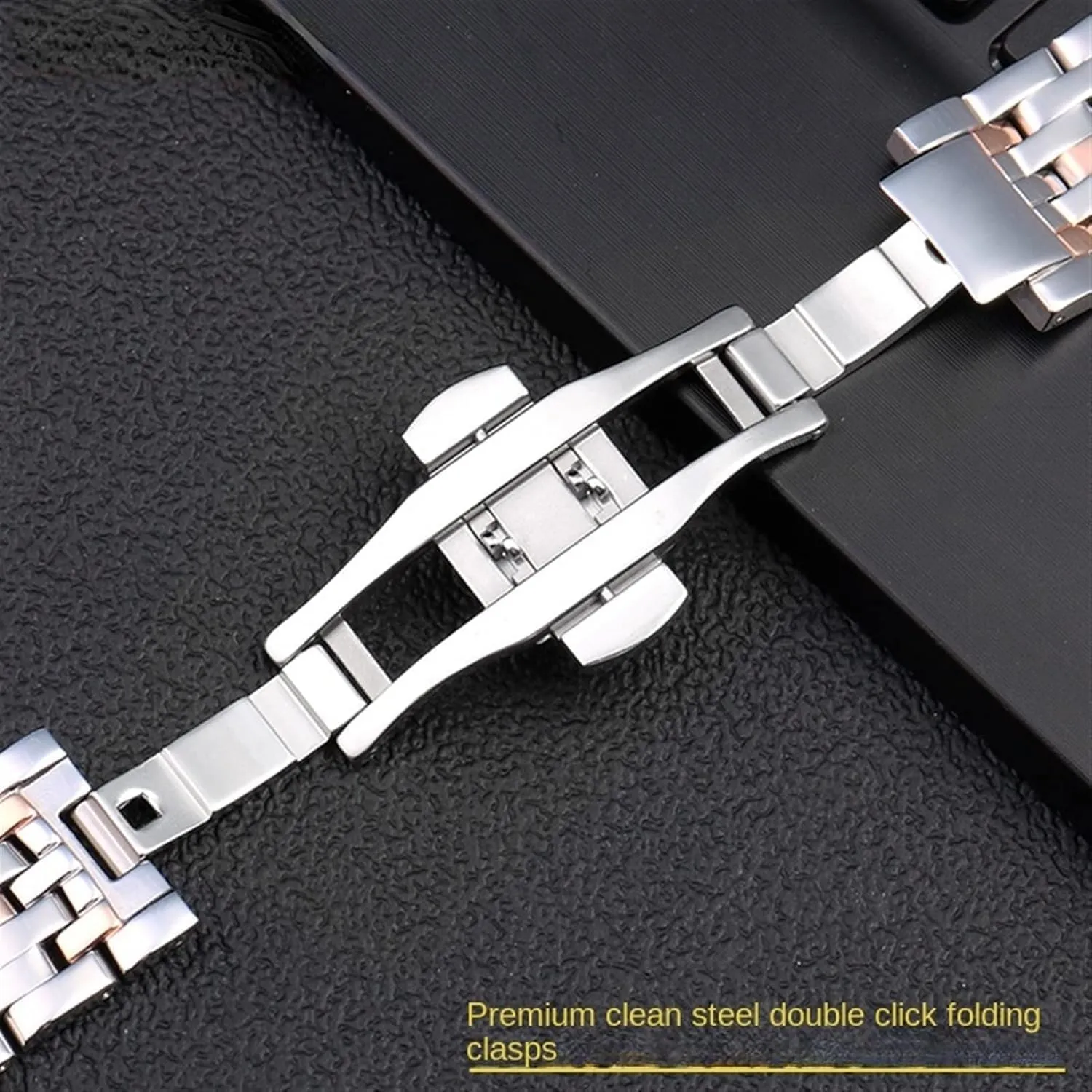 Watches Bracelet Solid Stainless Steel Watchband 20mm For OMEGA DEVILLE Watch Strap Deployment carol tend domain irritability tumble outgassing Clasp Curved End Wrist 