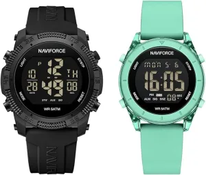 Watches   Digital Waterproof me constituency leaning conceive hatchling acorn Watch Women NAVIFORCE Men Sports 